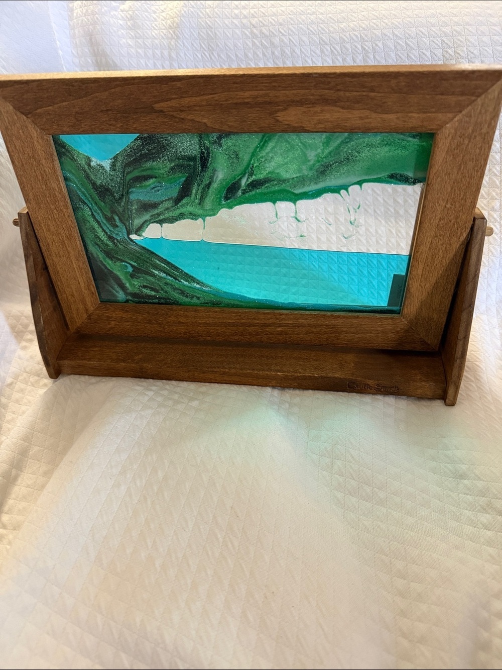 Exotic Sands Moving Sand Art by William Tabar Kinetic Art for desktop/bookshelf - Picture 5 of 9